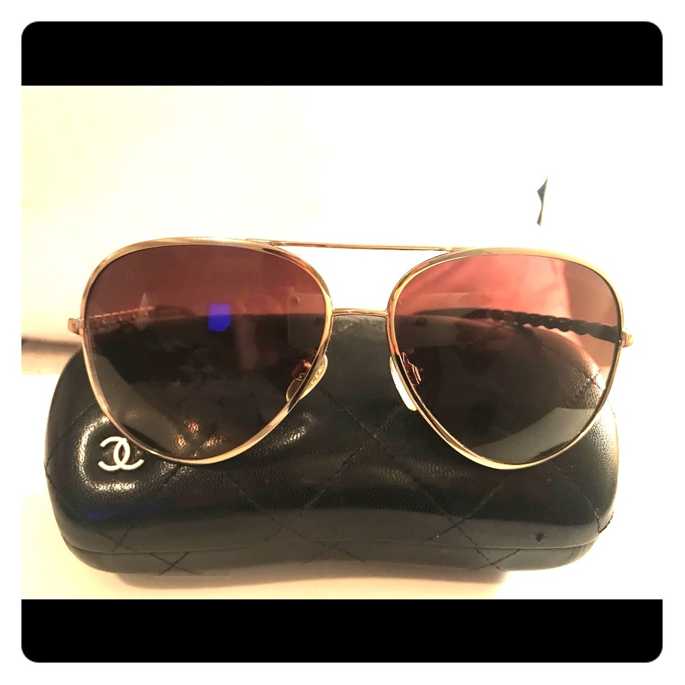 Authentic Chanel style 4194 Aviator Frames